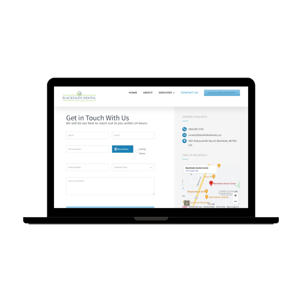 Contact Us Blackfalds Dental Centre